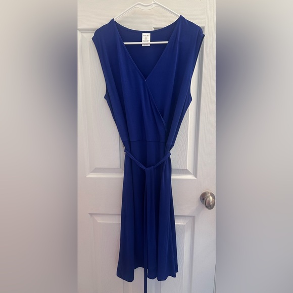 Serra Dresses & Skirts - Serra  Blue Wrap Dress size size XL
